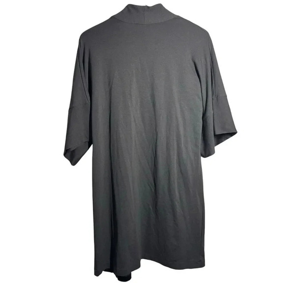 Natori Kimono Cardigan Women's size Small Black Gray asian inspired - Picture 3 of 8